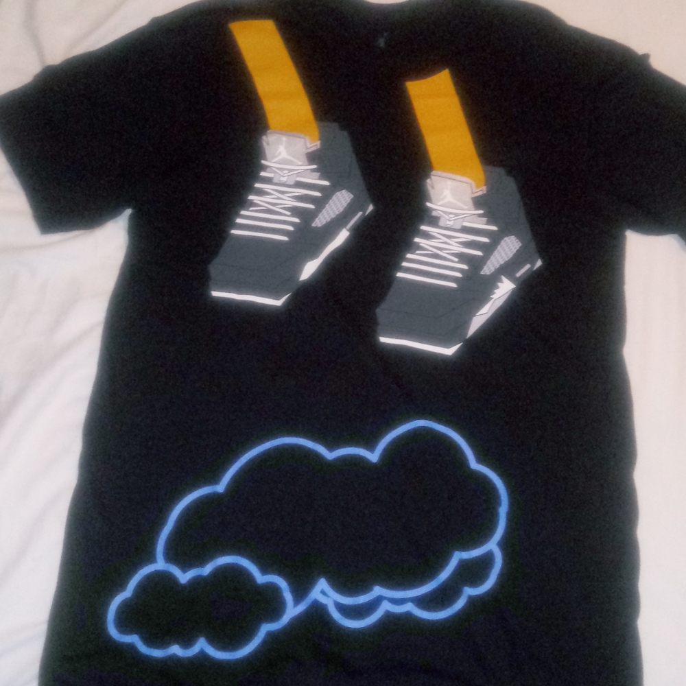 Jordan Unisex Large Black T-Shirt